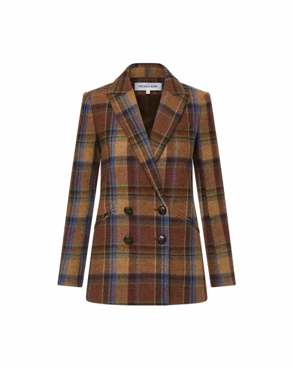 Oria Wool Dickey Jacket Russet Multi Women Veronica Beard Jackets and Outerwear Oria Wool Dickey Jacket Russet Multi Women Veronica Beard Jackets and Outerwear