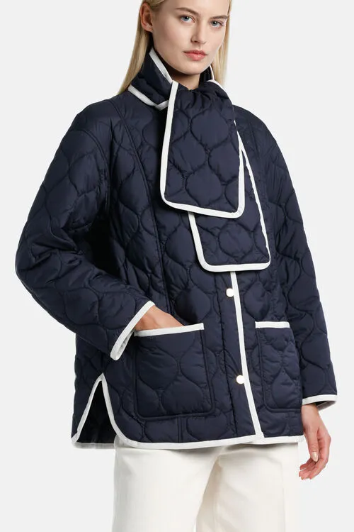 Outerwear Vilma Vilma Blue 8211 Luisa Spagnoli Women