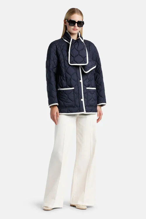 Outerwear Vilma Vilma Blue 8211 Luisa Spagnoli Women