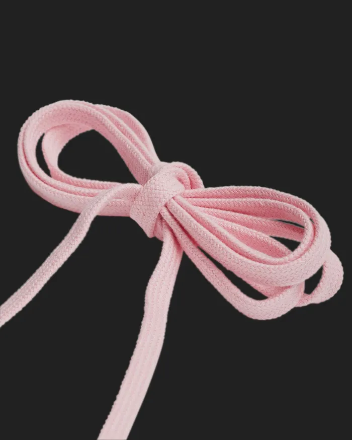 P448 Laces Women Shoelaces Pale Pink P448 Laces Women Shoelaces Pale Pink