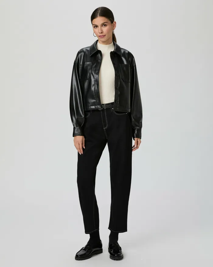 PAIGE Barrel Leg Women Alexis Barrel Leg Jean 8211 Twilight Black