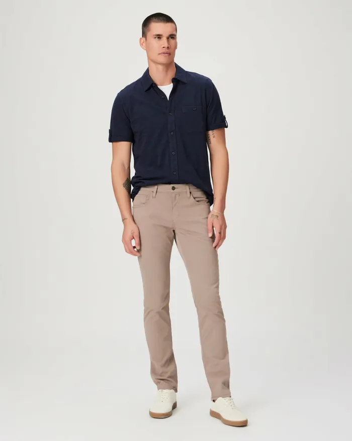PAIGE Federal Slim Straight Pant 8211 Cocoa Powder Twill Men Pants and Joggers PAIGE Federal Slim Straight Pant 8211 Cocoa Powder Twill Men Pants and Joggers