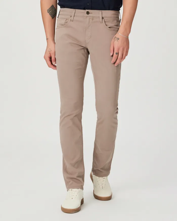 PAIGE Federal Slim Straight Pant 8211 Cocoa Powder Twill Men Pants and Joggers