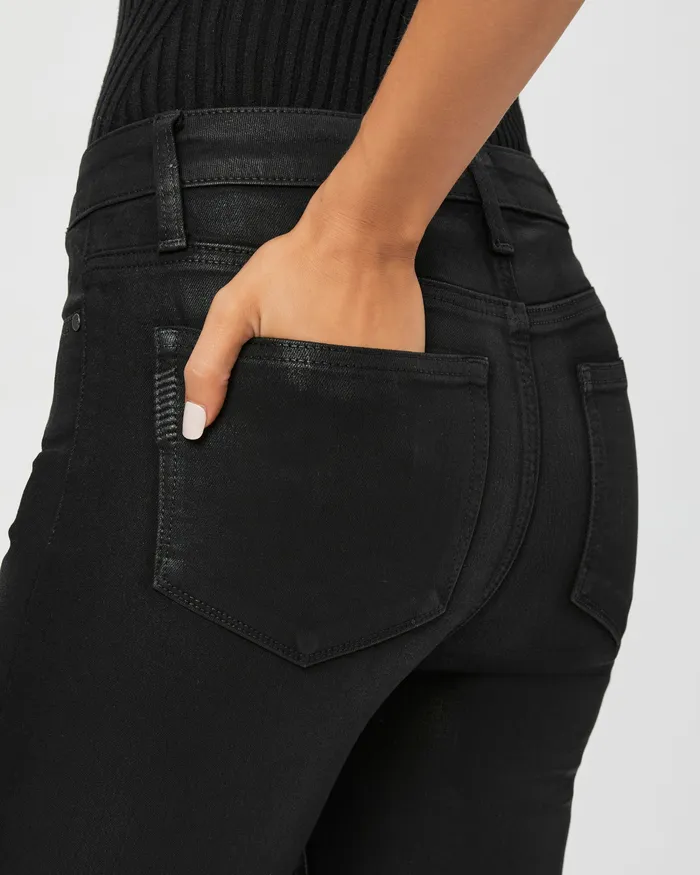 PAIGE Flare Women Claudine Flare Jean 8211 Black Fog Luxe Coating PAIGE Flare Women Claudine Flare Jean 8211 Black Fog Luxe Coating