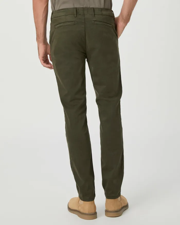 PAIGE Pants and Joggers Men Danford Chino 8211 Dark Military Green