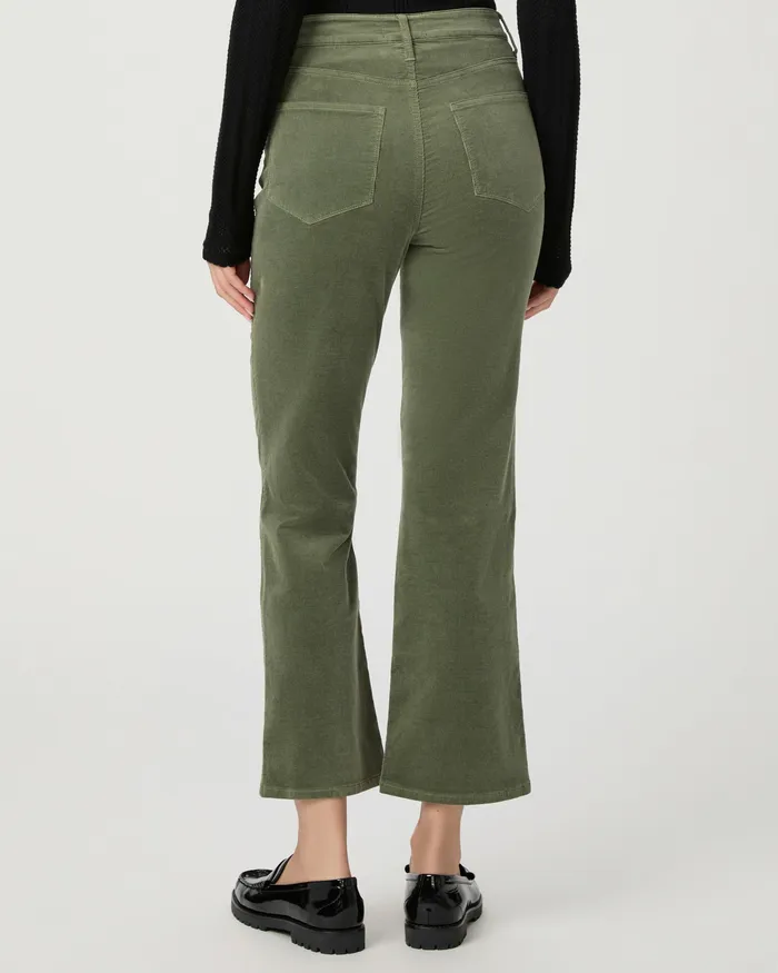 PAIGE Pants Women Courtney Flare Pant 8211 Aloe Corduroy PAIGE Pants Women Courtney Flare Pant 8211 Aloe Corduroy