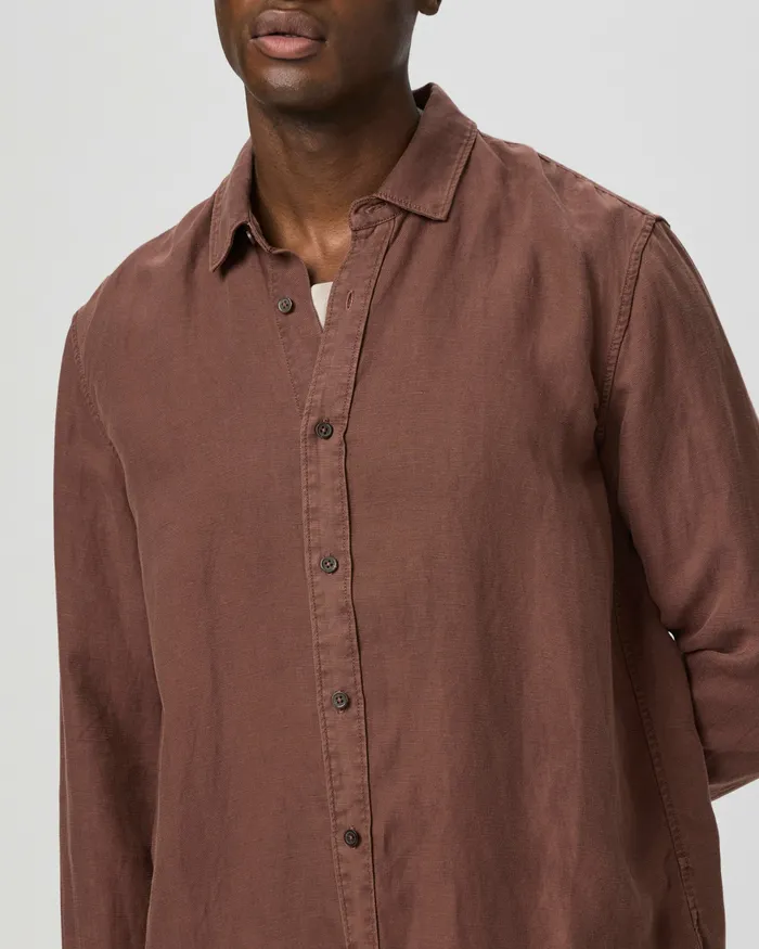 PAIGE Peters Shirt 8211 Vintage Midnight Bordeaux Men Shirts PAIGE Peters Shirt 8211 Vintage Midnight Bordeaux Men Shirts