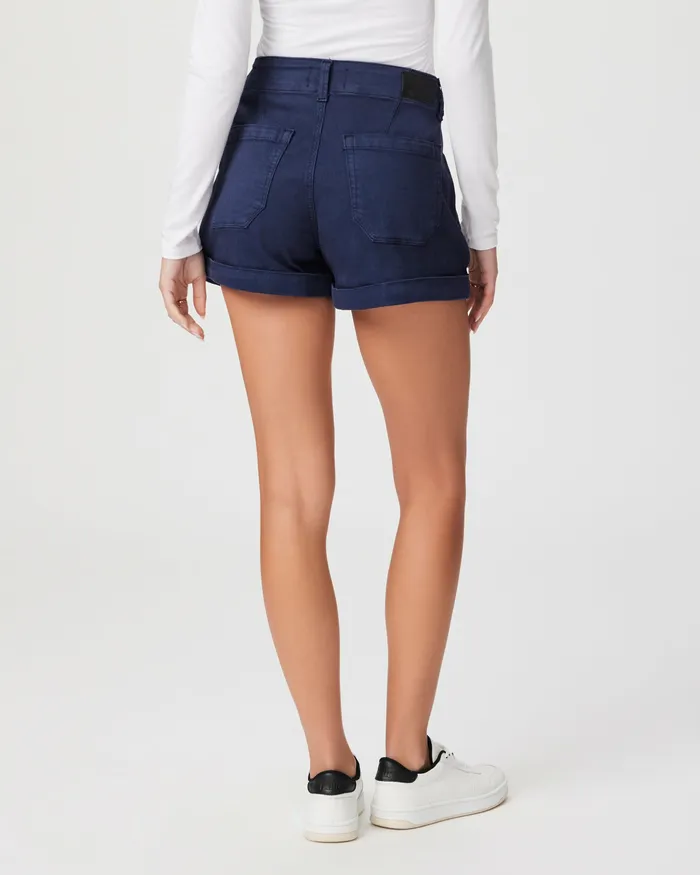 PAIGE Shorts Women Brooklyn Short 8211 Vintage Cosmic Navy