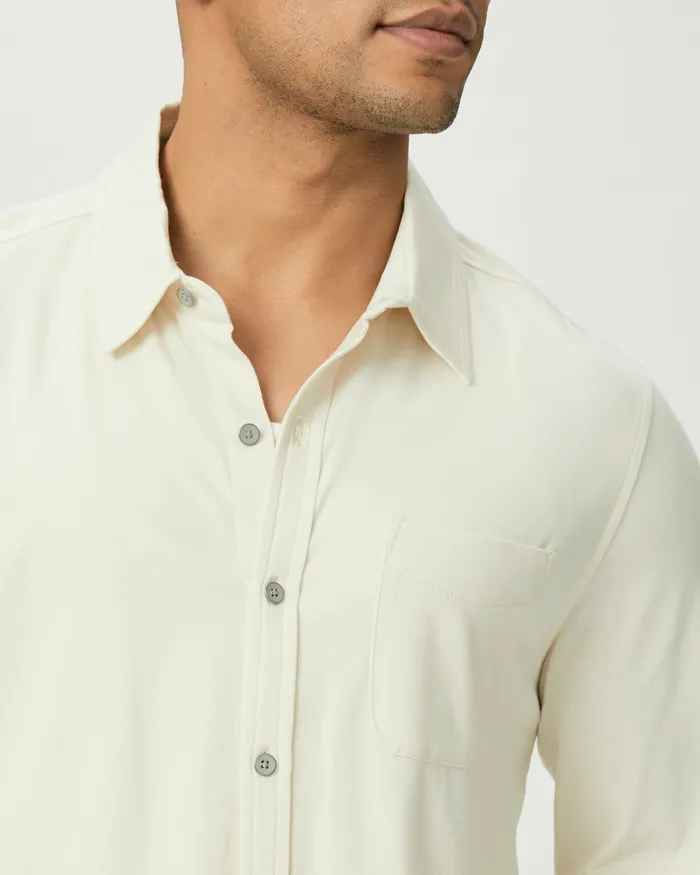 PAIGE Stockton Button Up 8211 Tan Ceramic Men Shirts