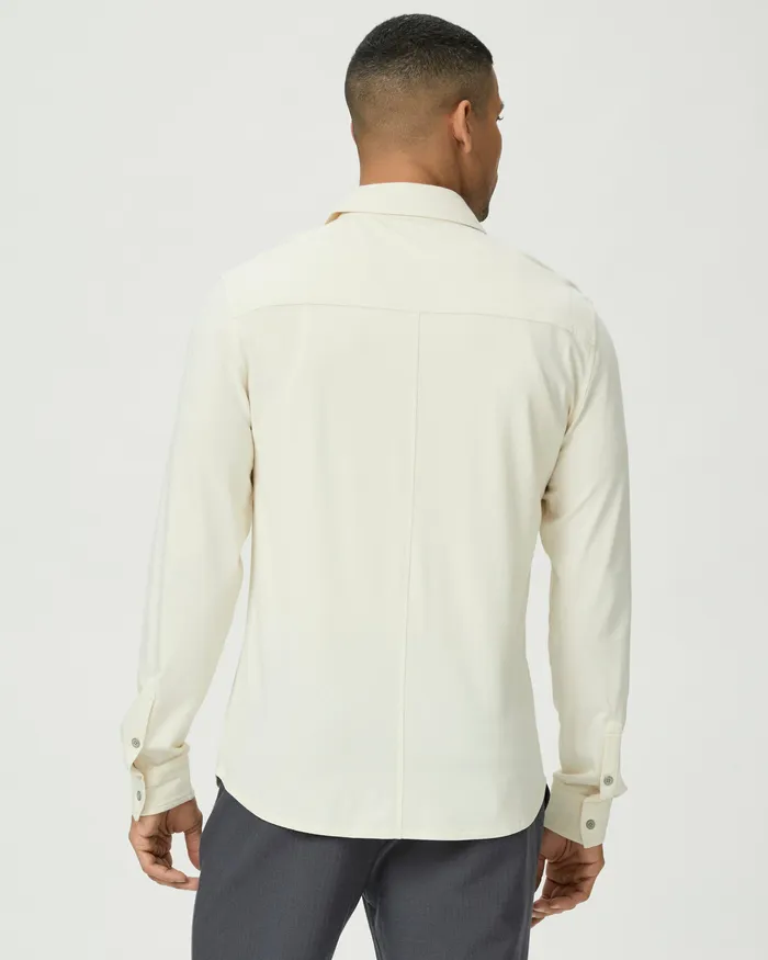 PAIGE Stockton Button Up 8211 Tan Ceramic Men Shirts