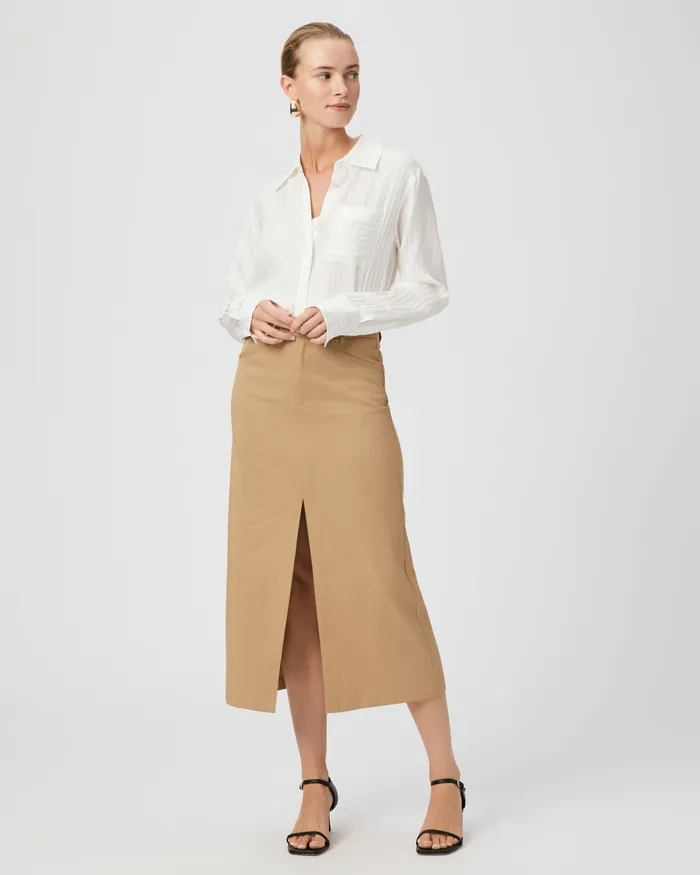 PAIGE Tops and Blouses Women Kelyn Shirt 8211 White Silk PAIGE Tops and Blouses Women Kelyn Shirt 8211 White Silk