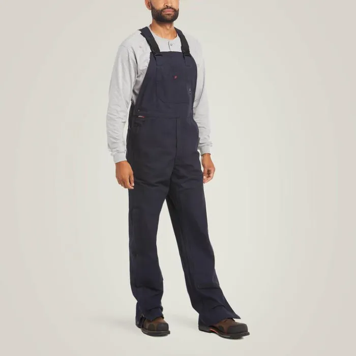 Pants and Shorts Men Ariat FR Canvas Unlined Bib Navy