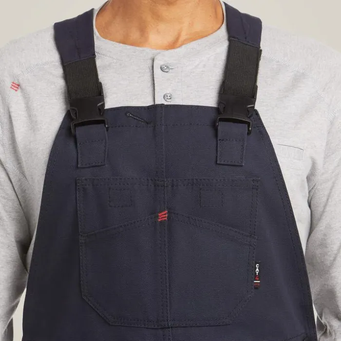 Pants and Shorts Men Ariat FR Canvas Unlined Bib Navy