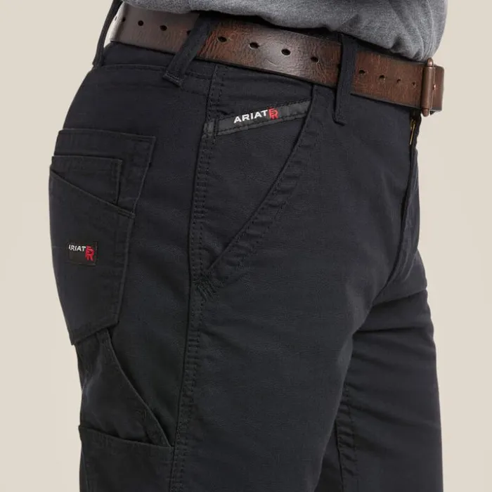 Pants and Shorts Men Ariat FR M4 Relaxed Workhorse Boot Cut Pant Black Pants and Shorts Men Ariat FR M4 Relaxed Workhorse Boot Cut Pant Black