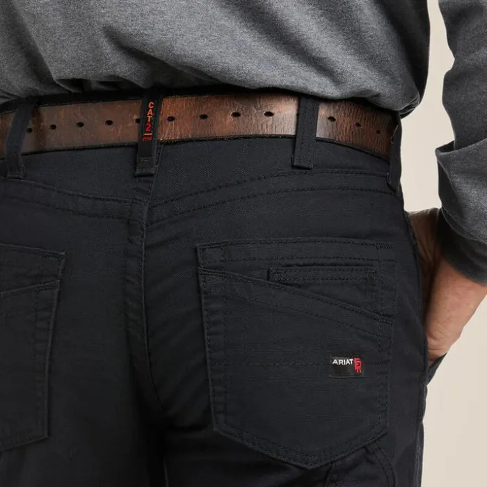Pants and Shorts Men Ariat FR M4 Relaxed Workhorse Boot Cut Pant Black Pants and Shorts Men Ariat FR M4 Relaxed Workhorse Boot Cut Pant Black