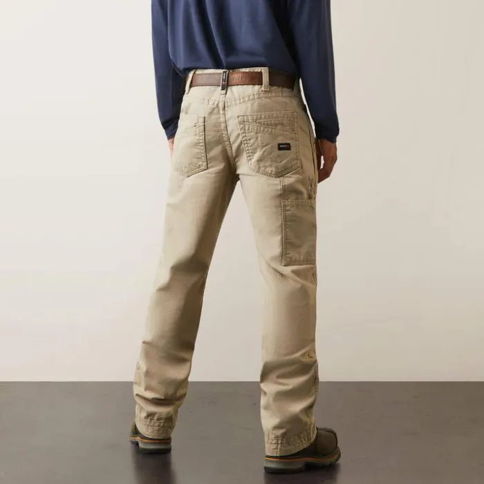 Pants and Shorts Men Ariat FR M4 Relaxed Workhorse Boot Cut Pant Fr Khaki