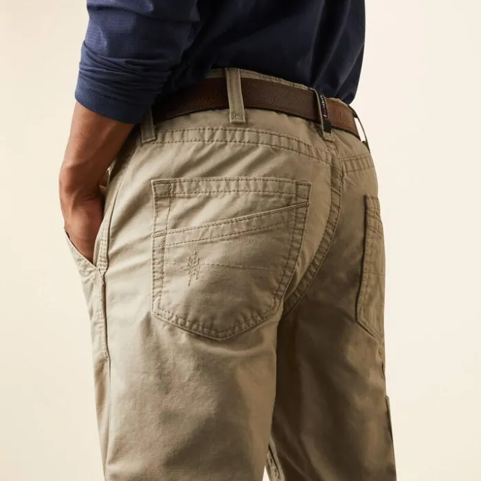 Pants and Shorts Men Ariat FR M4 Relaxed Workhorse Boot Cut Pant Fr Khaki
