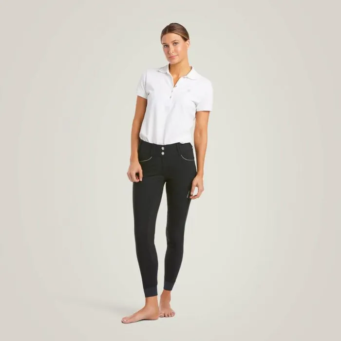 Pants and Shorts Women Ariat Tri Factor X Grip Full Seat Breech Black Pants and Shorts Women Ariat Tri Factor X Grip Full Seat Breech Black