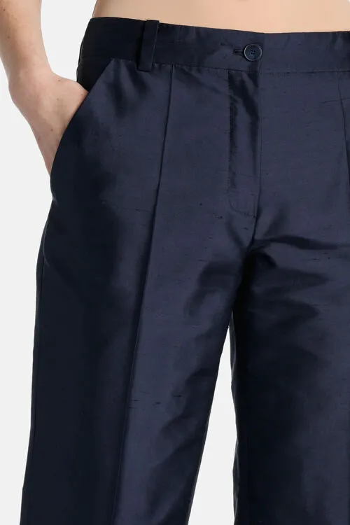 Pants Ancoretta Ancoretta Blue Luisa Spagnoli Women Pants Ancoretta Ancoretta Blue Luisa Spagnoli Women