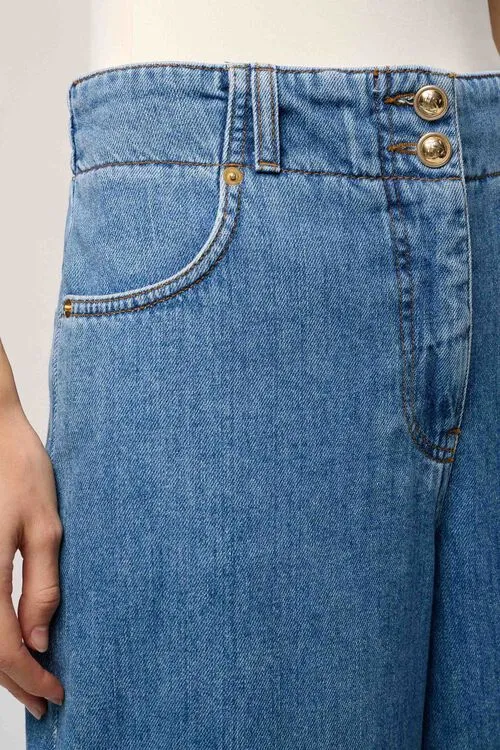 Pants Women Agrumeto Agrumeto Blue Luisa Spagnoli