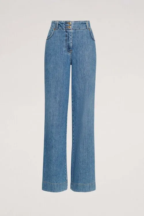 Pants Women Agrumeto Agrumeto Blue Luisa Spagnoli
