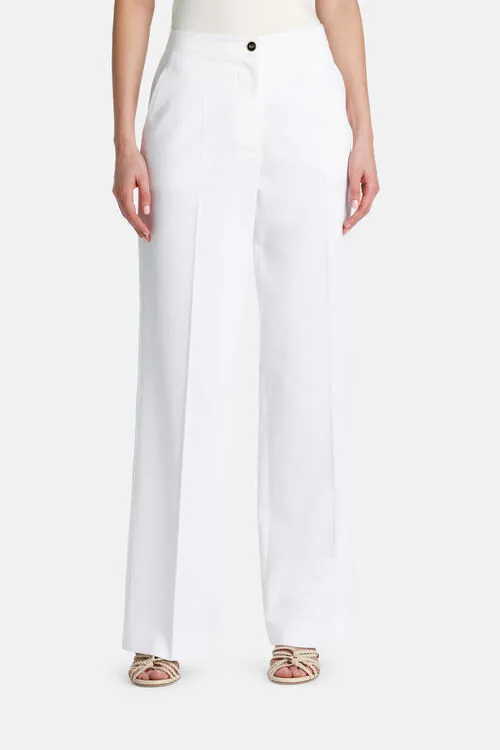 Pants Women Luisa Spagnoli Ancella Ancella White