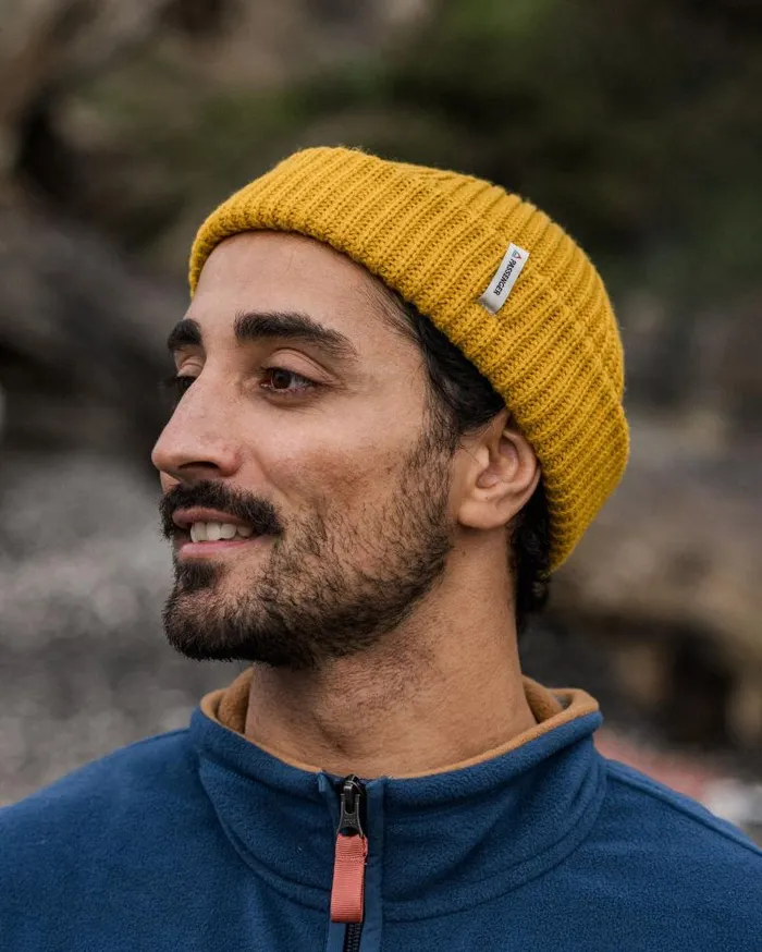 Passenger Beanies Compass Recycled Beanie Mustard Yellow Mustard Yellow 8211 WomenMen