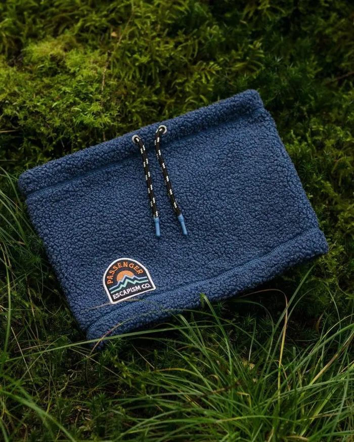 Passenger Beanies Mulled Recycled Sherpa Fleece Snood Dark Denim Dark Denim 8211 WomenMen Passenger Beanies Mulled Recycled Sherpa Fleece Snood Dark Denim Dark Denim 8211 WomenMen