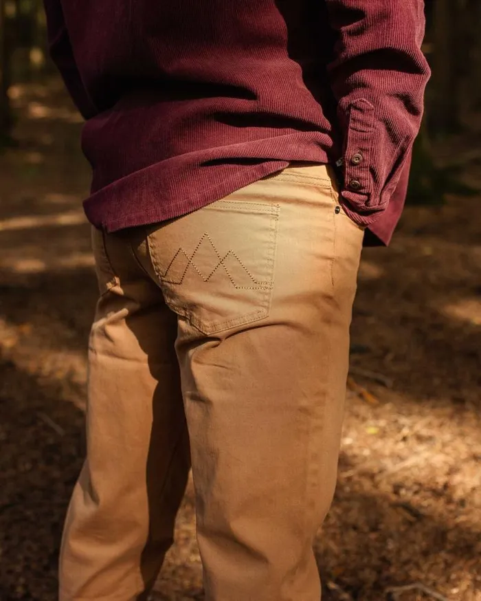 Passenger Bottoms 365 5 Pocket Trouser Coconut Coconut 8211 Men