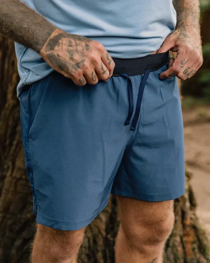 Passenger Bottoms Descent Trail Recycled Shorts Dark Denim Dark Denim 8211 Men