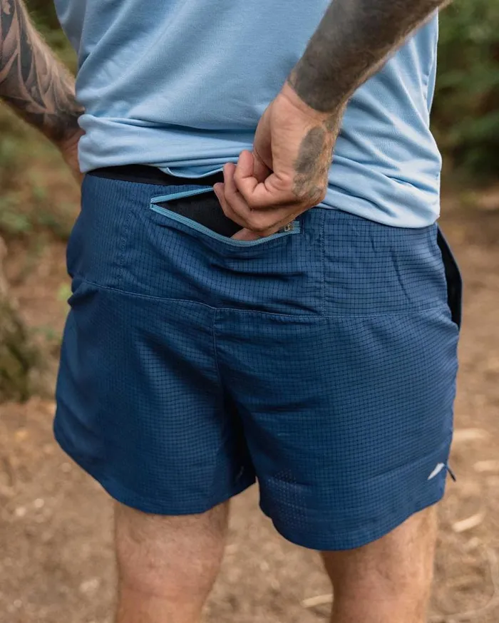 Passenger Bottoms Descent Trail Recycled Shorts Dark Denim Dark Denim 8211 Men