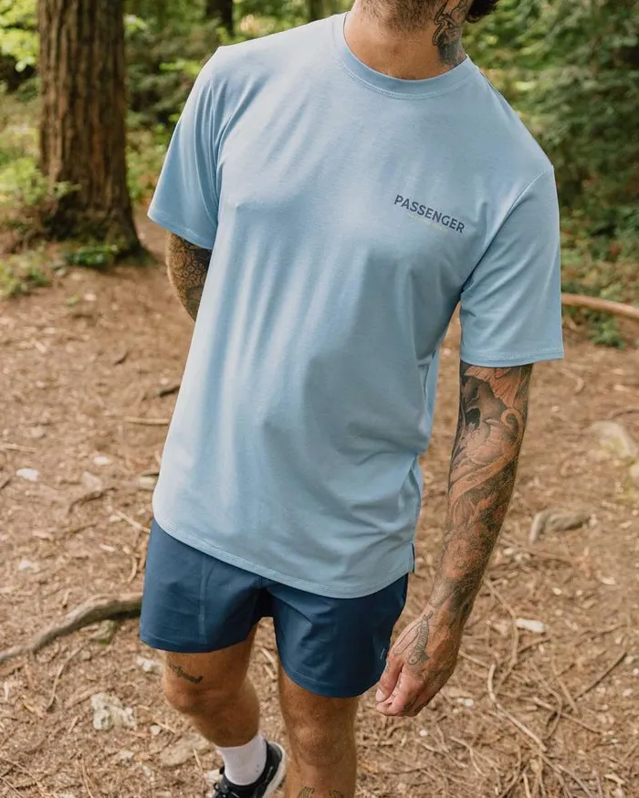 Passenger Bottoms Descent Trail Recycled Shorts Dark Denim Dark Denim 8211 Men