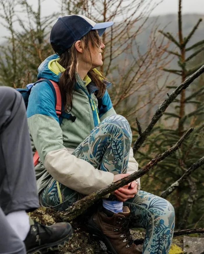 Passenger Bottoms Mantra Recycled Leggings Abstract Seaweed Pistachio Abstract Seaweed Pistachio 8211 Women