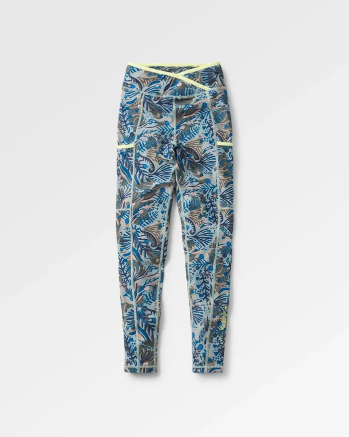Passenger Bottoms Mantra Recycled Leggings Abstract Seaweed Pistachio Abstract Seaweed Pistachio 8211 Women
