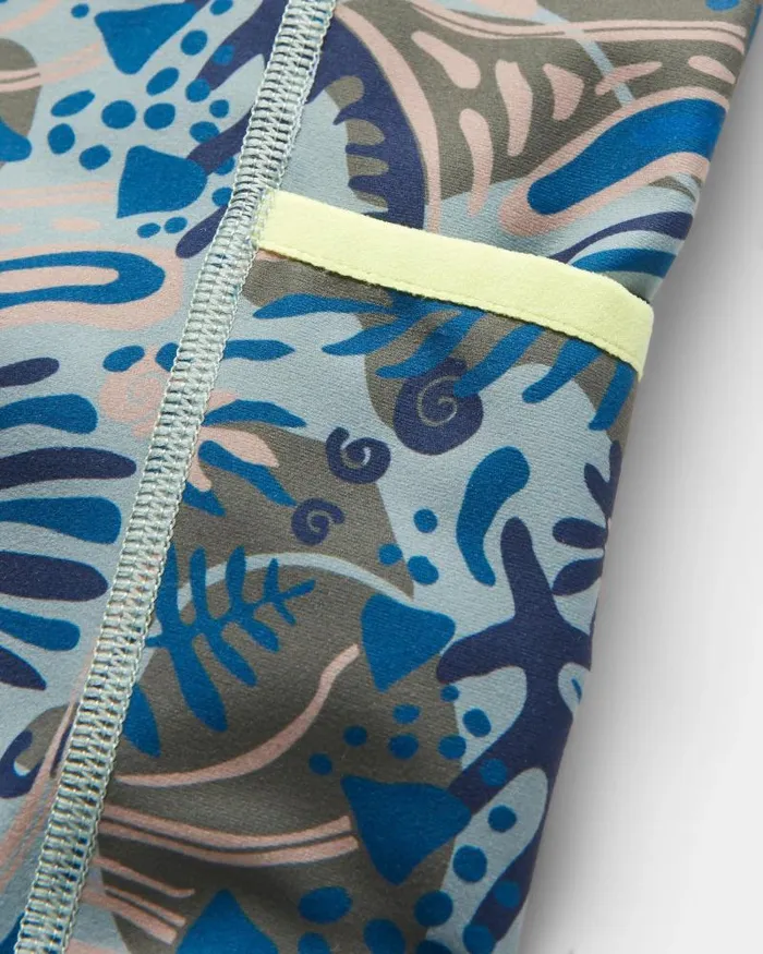 Passenger Bottoms Mantra Recycled Leggings Abstract Seaweed Pistachio Abstract Seaweed Pistachio 8211 Women