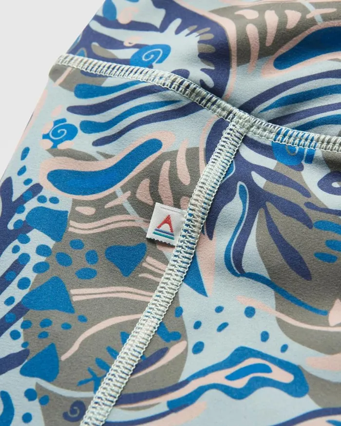 Passenger Bottoms Mantra Recycled Leggings Abstract Seaweed Pistachio Abstract Seaweed Pistachio 8211 Women
