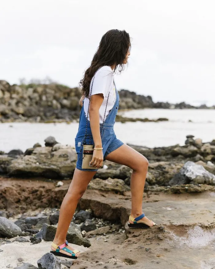 Passenger Bottoms Riverside Denim Short Dungarees Washed Denim Washed Denim 8211 Women