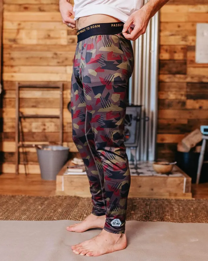 Passenger Bottoms Venture Recycled Base Layer Legging Charcoal Camo Pattern Charcoal Camo Pattern 8211 Men Passenger Bottoms Venture Recycled Base Layer Legging Charcoal Camo Pattern Charcoal Camo Pattern 8211 Men