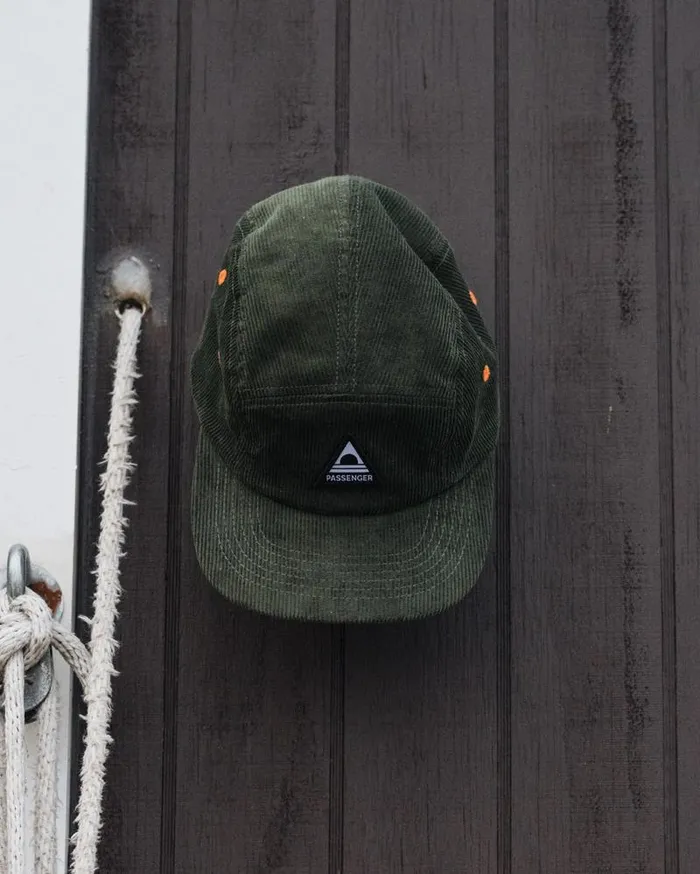 Passenger Caps and Hats Fixie Recycled 5 Panel Cap Khaki Khaki 8211 MenWomen