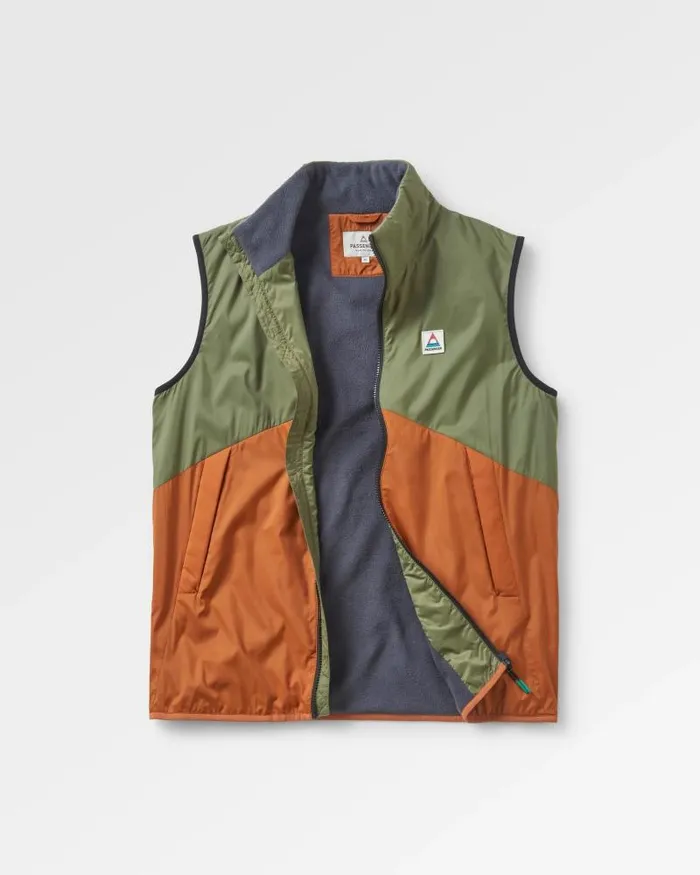 Passenger Jackets Dusk Recycled Insulated Vest Dusty Olive Dusty Olive 8211 Men