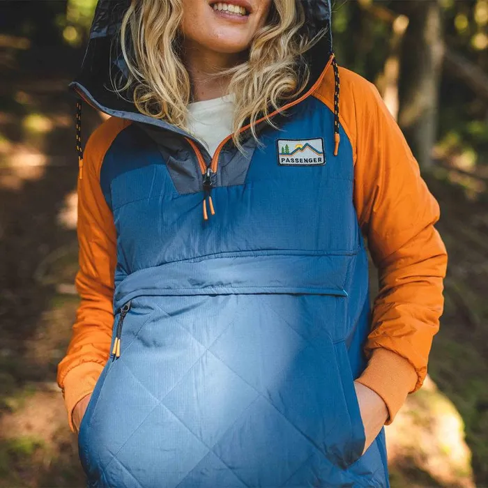 Passenger Jackets Ocean Recycled Insulated 12 Zip Jacket Ensign Blue Ensign Blue 8211 Women