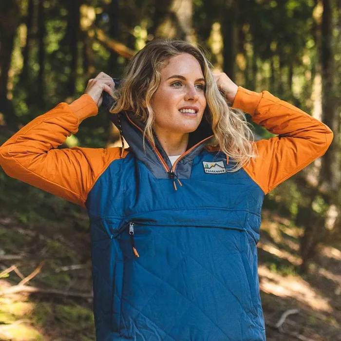 Passenger Jackets Ocean Recycled Insulated 12 Zip Jacket Ensign Blue Ensign Blue 8211 Women