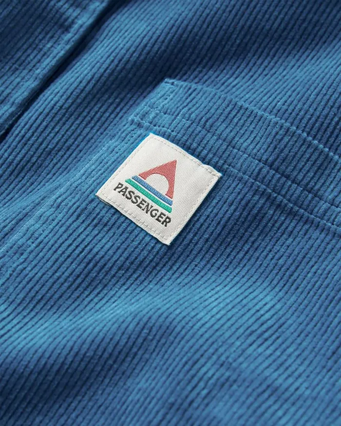 Passenger Tops Backcountry Cord Shirt Blue Steel Blue Steel 8211 Men