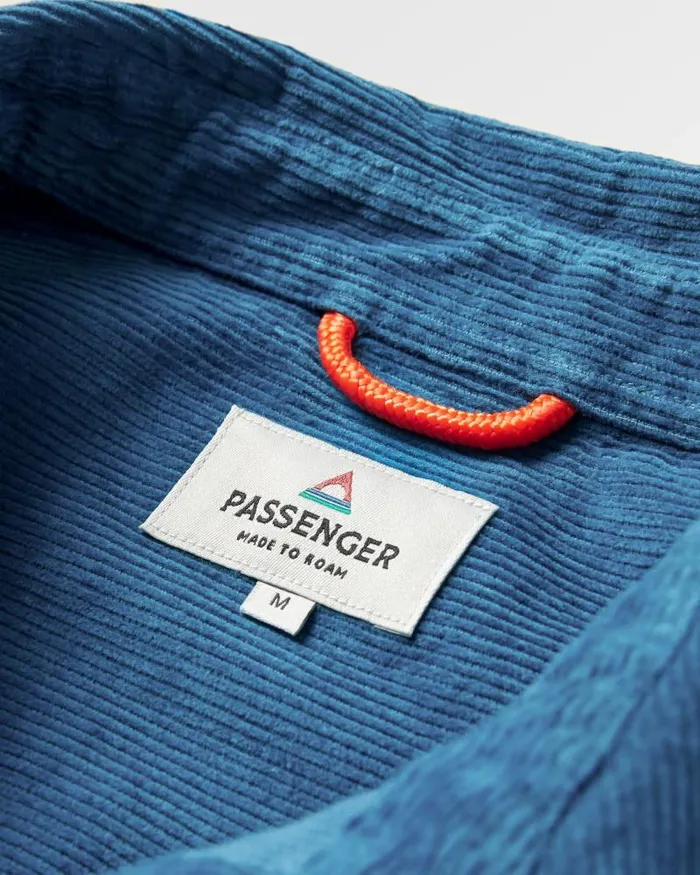 Passenger Tops Backcountry Cord Shirt Blue Steel Blue Steel 8211 Men