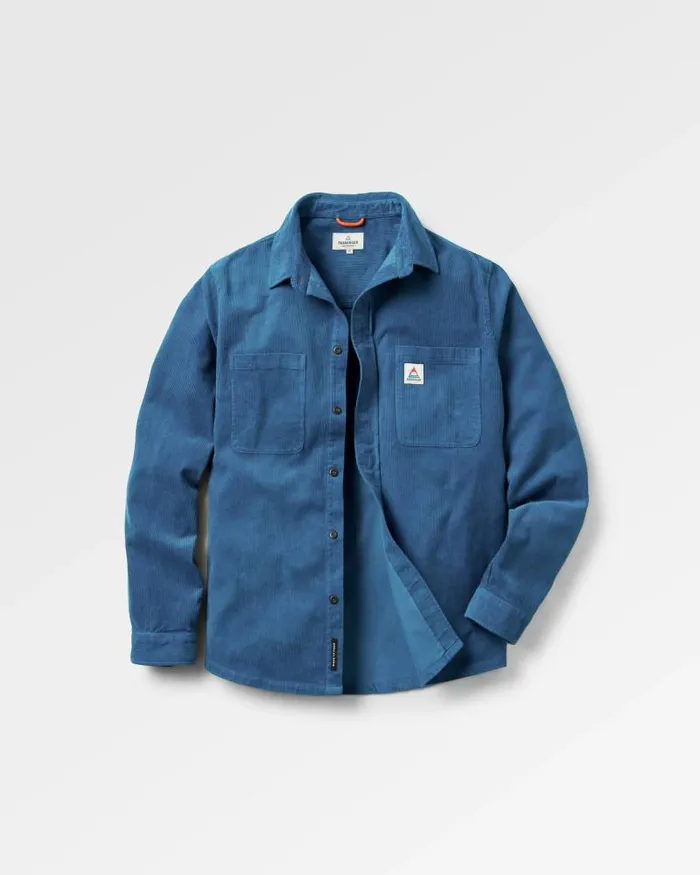 Passenger Tops Backcountry Cord Shirt Blue Steel Blue Steel 8211 Men