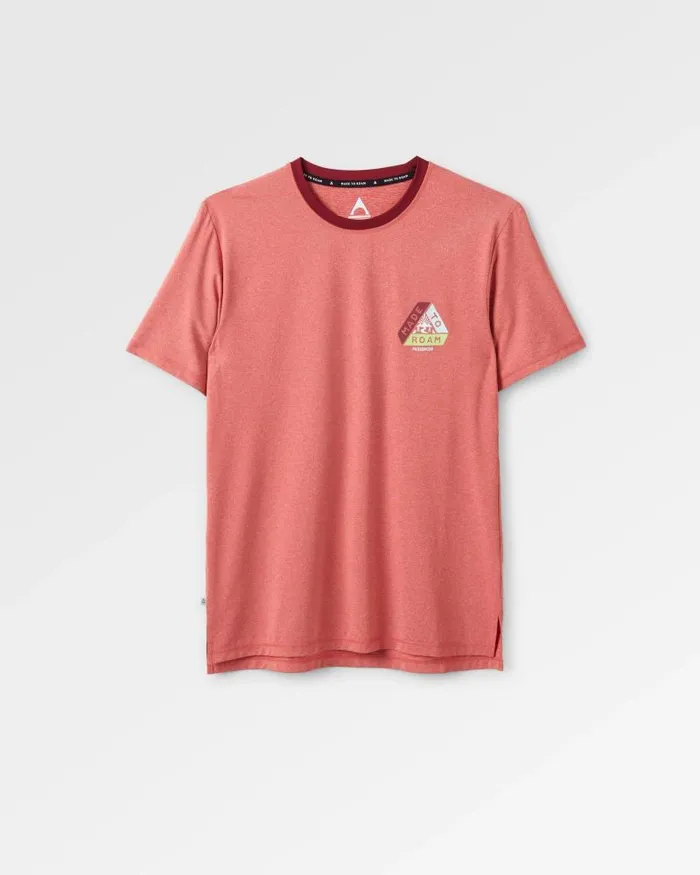 Passenger Tops Classic Active Recycled TShirt Mineral Red Marl Mineral Red Marl 8211 Men Passenger Tops Classic Active Recycled TShirt Mineral Red Marl Mineral Red Marl 8211 Men