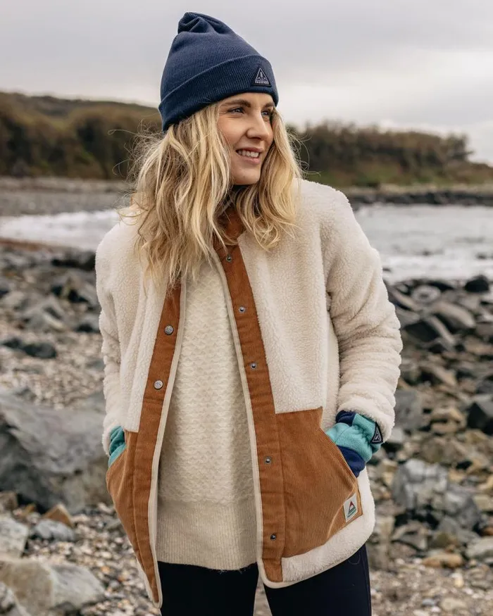 Passenger Tops Clover Recycled DeepPile Sherpa Fleece Warm Ivory Warm Ivory 8211 Women