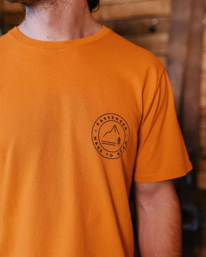 Passenger Tops Core Recycled Cotton TShirt Sunrise Orange Sunrise Orange 8211 Men