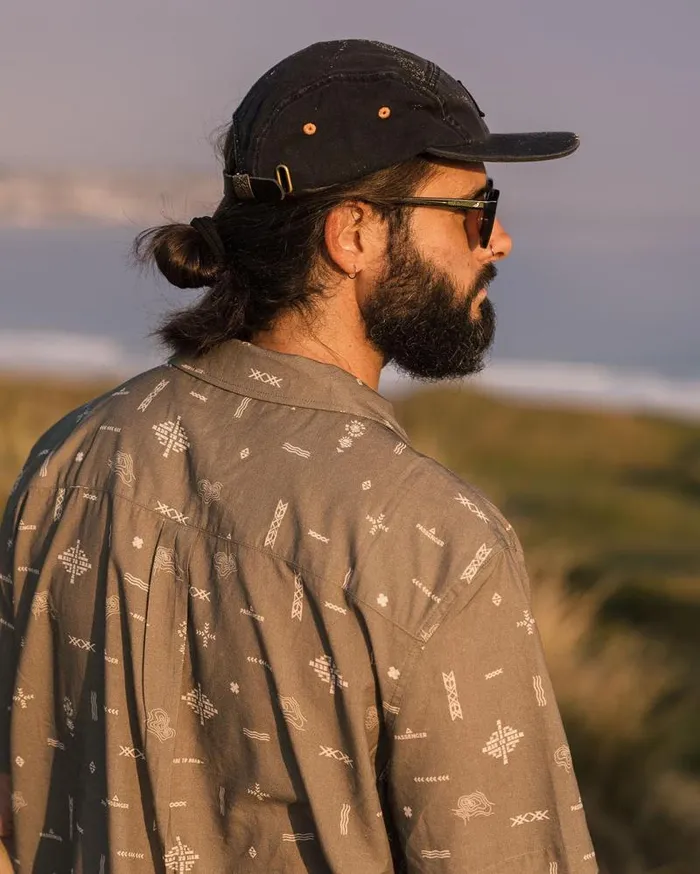 Passenger Tops Cove Organic Cotton Short Sleeve Shirt Olive Made To Roam Olive Made To Roam 8211 Men