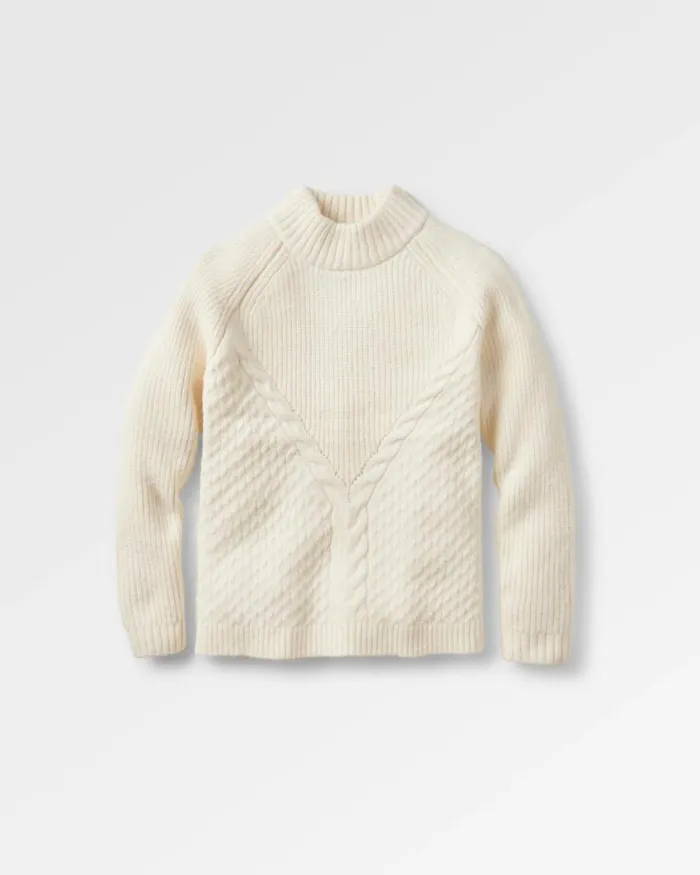Passenger Tops Cozy Cable Recycled Knitted Jumper Off White Off White 8211 Women Passenger Tops Cozy Cable Recycled Knitted Jumper Off White Off White 8211 Women